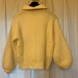 Sezane cream sweater